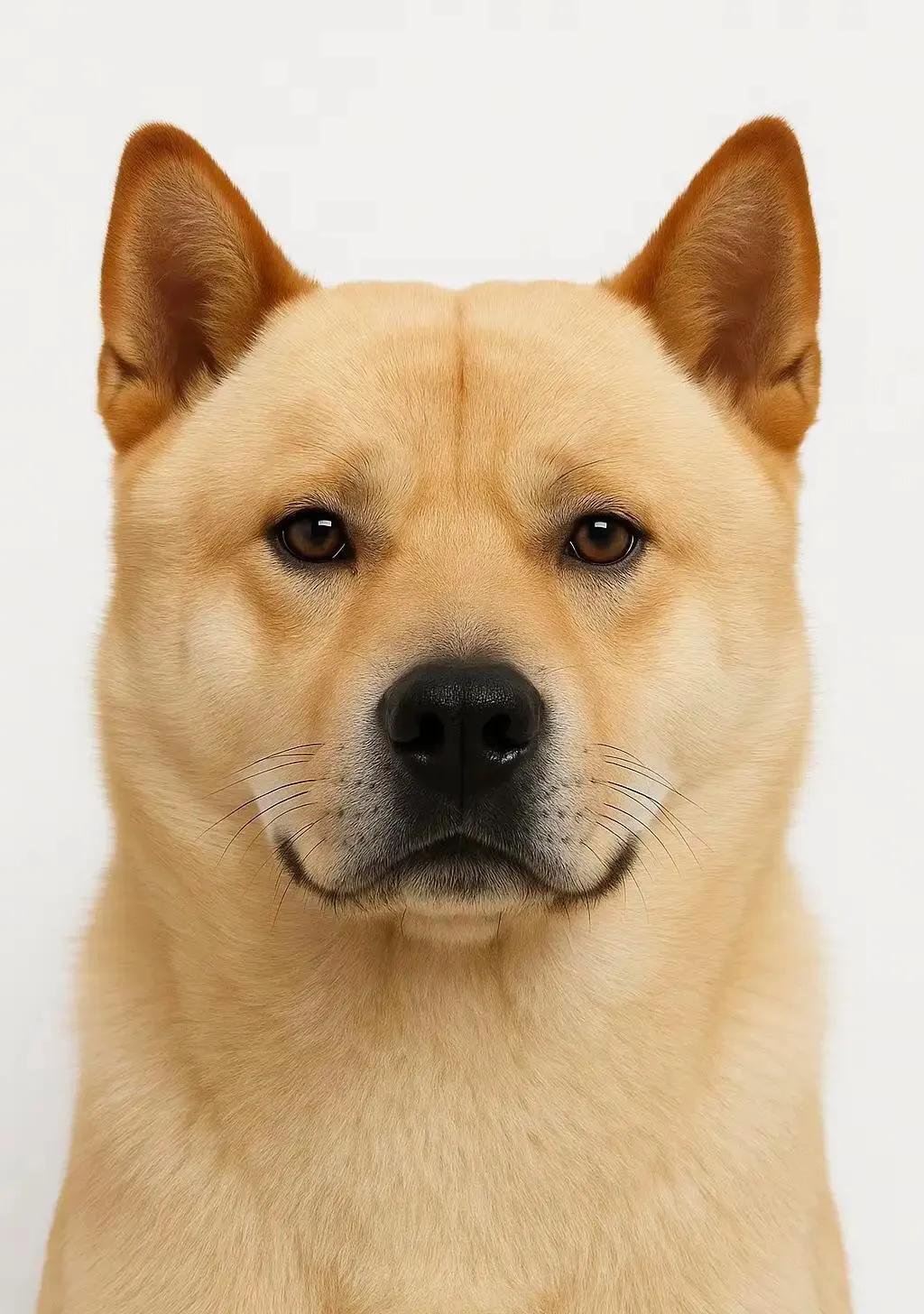 Sunny, a tan spitz-type dog